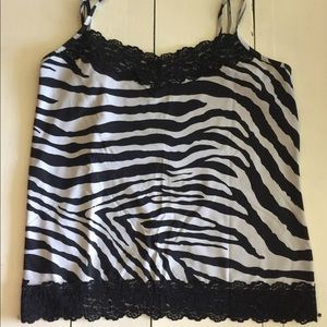 Zebra tank top